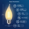 FLSNT CA11 E26 LED Candelabra Bulbs, Dimmable LED Chandelier Light