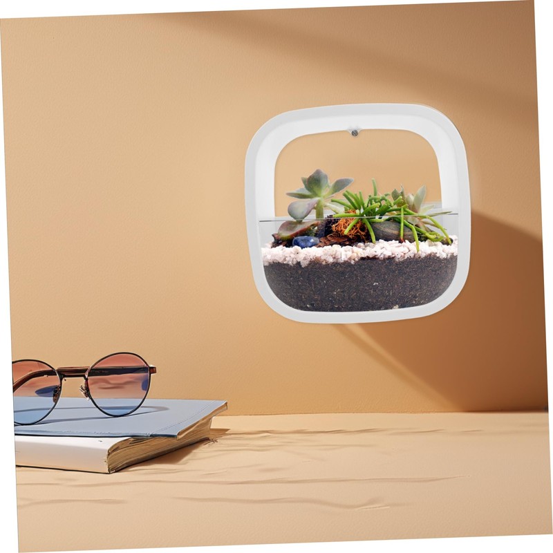Levemolo Indoor Hanging Planters Wall-Mounted Flower Pots Space-efficient Decor for