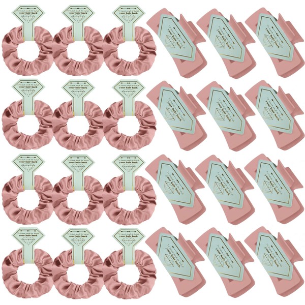 Featch Bridesmaid Proposal Gifts 12pcs Hair Claw Clips & 12pcs