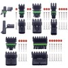 ZYTC 10 Kits 3 Pin Way Waterproof Electrical Connector Plug