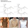 4Pcs Crystal Claw Chain Trimming Fringe Simulation Diamond Chain for