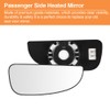 Senzeal Passenger Right Side Heated Lower Mirror Glass Replacement for
