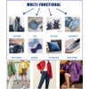 NIANTONG Plain Denim Denim Fabric, 100% Cotton, 150 cm Wide,