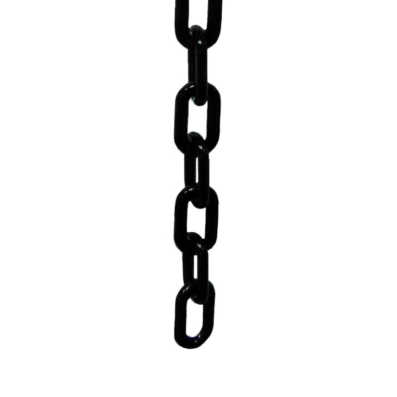 Plastic decorative safety security chain 10FT, Crowd Control Center (BLACK+S