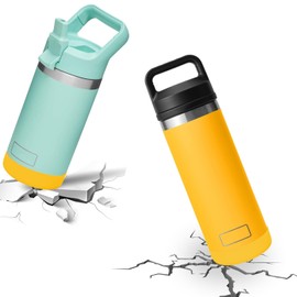 Silicone Boot Sleeve for YETI Rambler 12 oz 18 oz and Rambler Jr 12 oz, Safer Protection for Yeti Rambler Bottle Bottom, Alpine Yellow - Dishwasher Safe