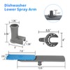 5304506660 Dishwashers Spray Arm Assembly for Frigidaire Dishwashers Lower Wash