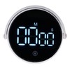 Desktop Timer Minimalist Round 3 Level Volume Adjustable Digital Countdown