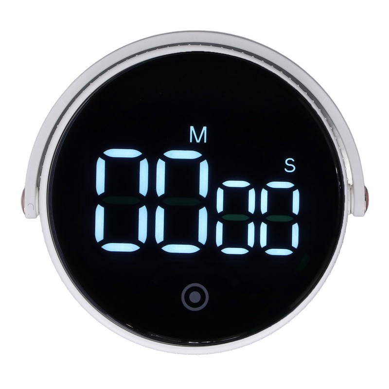 Desktop Timer Minimalist Round 3 Level Volume Adjustable Digital Countdown