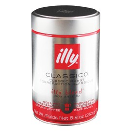 illy MOKA, 100% Arabica Coffee, Gema Recommended Roast Coffee, Espresso, Regular Roast, Box of 12, 250 g