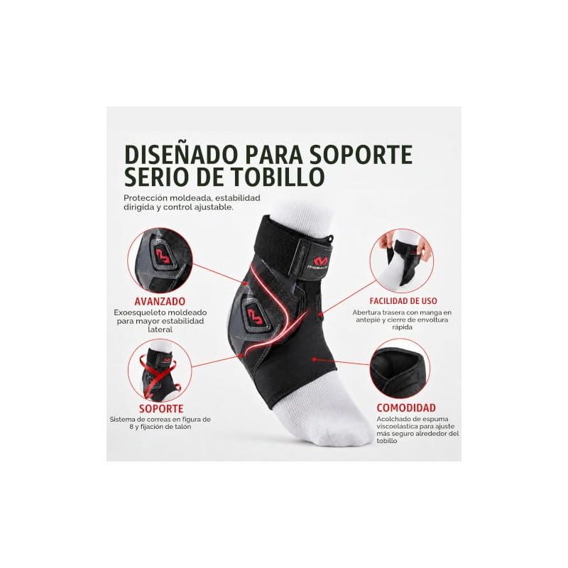 McDavid Bio-Logix Tobillera Prevencin de esguinces, terapia fsica, gran comodidad