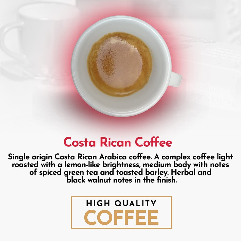 THE EDEN PROJECT Plastic Free Nespresso Compatible Coffee Capsules Costa