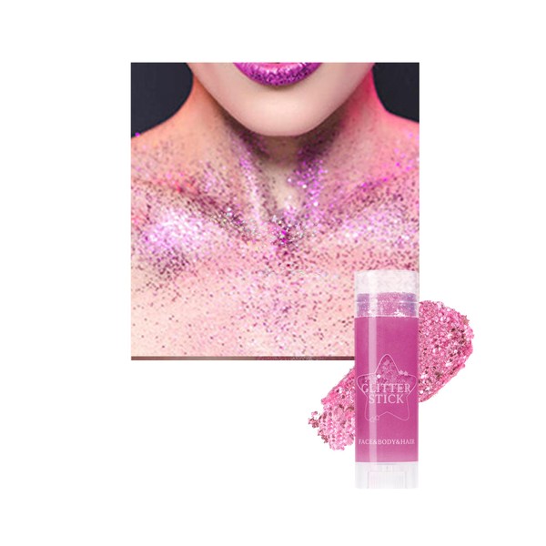 Body Glitter Stick, Face Glitters Gel Chunky Sequins, Glitter Makeup