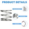 sourcing map 5Pcs Compression Spring, 18mm OD, 1mm Wire Size,