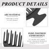 2 Pieces Mini Plastic Comb, Wide-Tooth Comb, Hair Salon Tool,