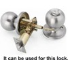 Mortice Latch 60/70mm Adjustable Passage Door Latch with Steel Panel