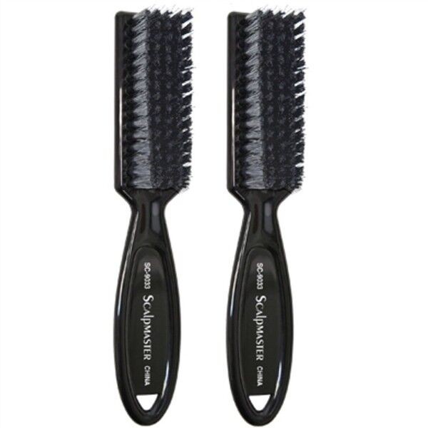 CL-SC-9033x2 BARBER BEAUTY SALON SCALPMASTER CLIPPER TRIMMER CLEANING BRUSH 2 PC