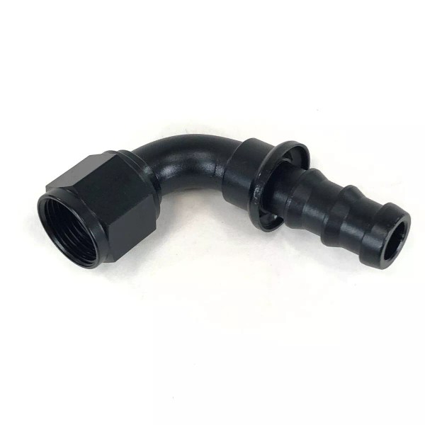 Unbranded -10 AN 90 Degree Push Lock Oil/Fuel/Gas Hose Line