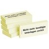 BIZSTIX® Business Sticky Notes "No Longer Needed Documents Back" (Pack