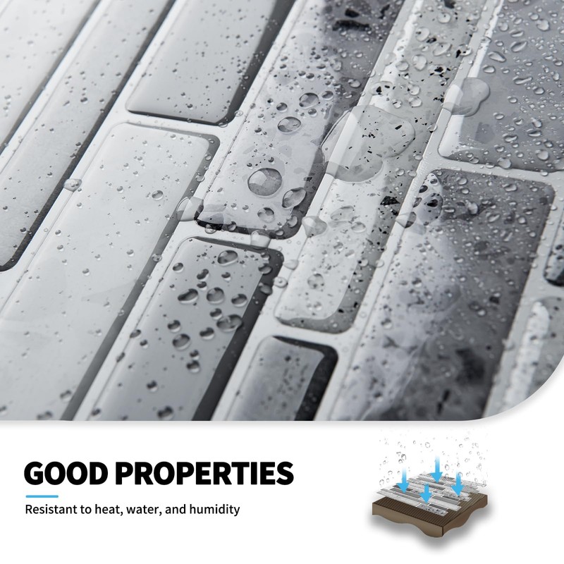 Art3d 10 Sheets Peel and Stick Brick Kitchen Backsplash Self-Adhesive