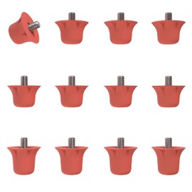 55 Sport Classic Nylon SG Replacement Football Studs - 12 Pack (13/16mm) - Red