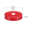 sourcing map 8pcs Mason Jar Lids with Straw Hole Regular