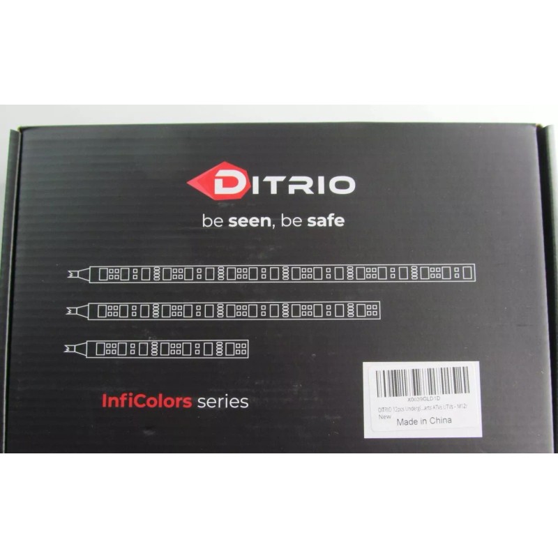 DITRIO M12R UNDERGLOW MULTICOLOR 12pc LED STRIP LIGHT KIT FOR