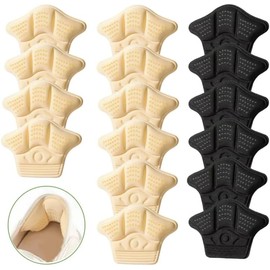 Almohadillas de Talón Adheribles para Zapatos Sueltos, 8 Pares Protectoras de Talón Antideslizantes, Para Evitar Rozaduras y Ampollas, Relleno para Zapatos Grandes, Mujer y Hombre