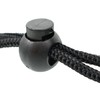 1-Hole Cord Stopper, Pack of 20, in Black, up to