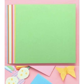 100 Sheets Origami Paper Large 20cm x 20cm Square Pack 10 Assorted Colours