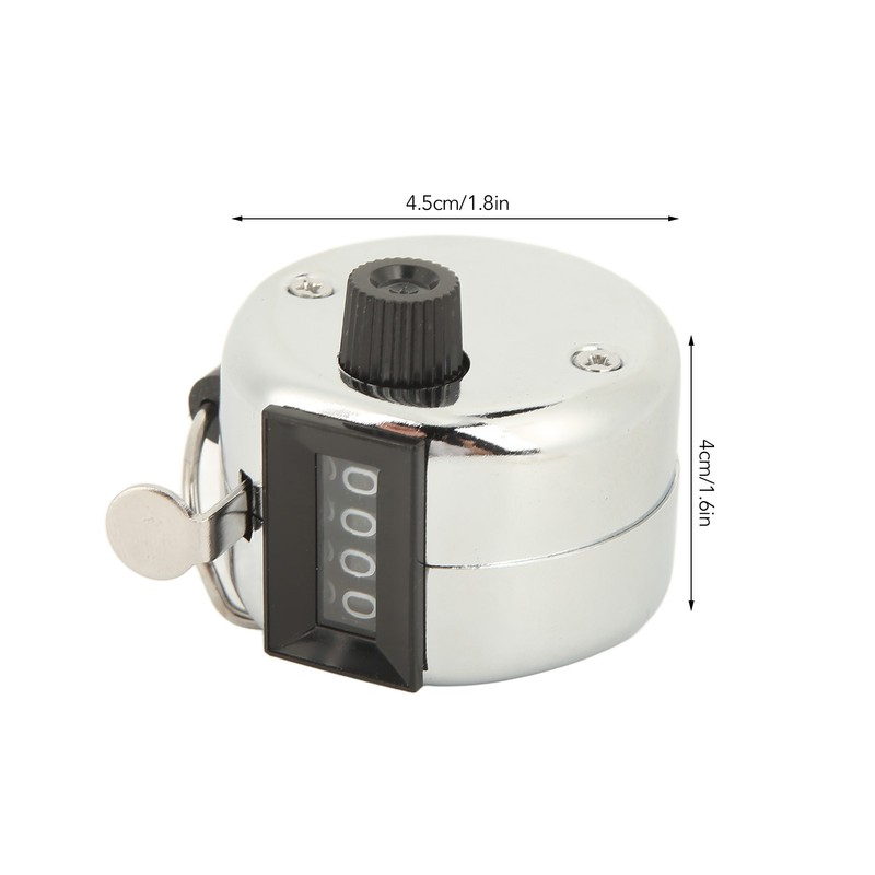 5 Pcs Clicker Counter 4 Digit Metal Case Accurate Hand