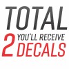 LIGHTCOR TRD SPORT TOYOTA RACING DEVELOPMENT Truck Decals Set of