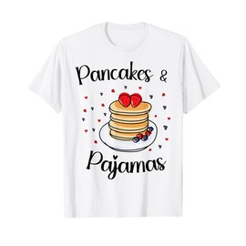Pancakes and Pajamas Funny Slumber Morning T-Shirt