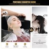 Height Adjustable Portable Shampoo Sink,Portable Shampoo Bowl With Electric Pump,