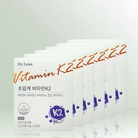 Dr.Lin Supercritical Vitamin K2 300mg x 30 tablets x 6 / 닥터린 초임계 비타민K2 300mg x 30정 x 6개
