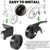 OEM-190-183 Mower Deck Wheel Kit For MTD Lawn Tractor 38''