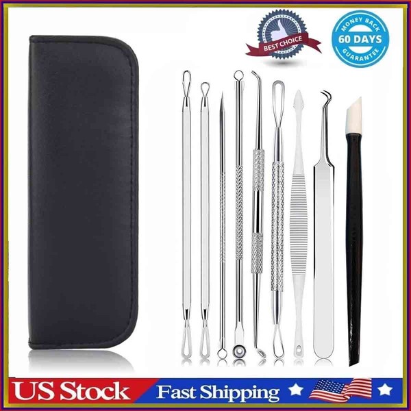 Unbranded Pimple Remover Tool Kit Blackhead Extractor Comedone Acne Spot