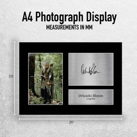 HWC Trading A4 Orlando Bloom Lord of the Rings Gifts Printed Signed Autograph Picture for Movie Memorabilia Fans