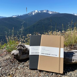 Mountparker Lined Notebook Ruled Journal (Macchiato Brown) - 6 Colour, Soft Touch Hardcover, 100gsm Pure White Paper, 160 Pages, 5.3 x 8.4 Inches Planner