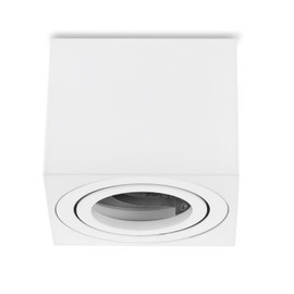 Sweet Led Ceiling spotlights, flat, surface-mounted spotlights, white, matt, surface-mounted spotlight, made of aluminium, swivelling, ceiling light, square, 230 V spotlights