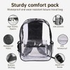 Transparent PVC Backpack, Transparent Backpack, Transparent Student Backpack, Women's Backpack,
