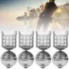 FECAMOS Fishing Feeder, Exquisite Fishing Bait Cage Fast Sinking PE