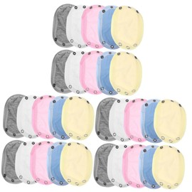 Beavorty 30pcs Jumpsuit Extenders Cotton Bodysuit Snap Extenders for Boy Girl Girls Soft and Breathable for Different Convenient Replacement for -up