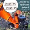 FancyTark 2 Set Replacement Blades for C40 Wood Chipper 4"