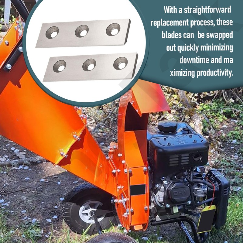 FancyTark 2 Set Replacement Blades for C40 Wood Chipper 4"