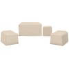 Crosley Furniture Patio Furniture Covers, Waterproof 4-Piece Cover Set for
