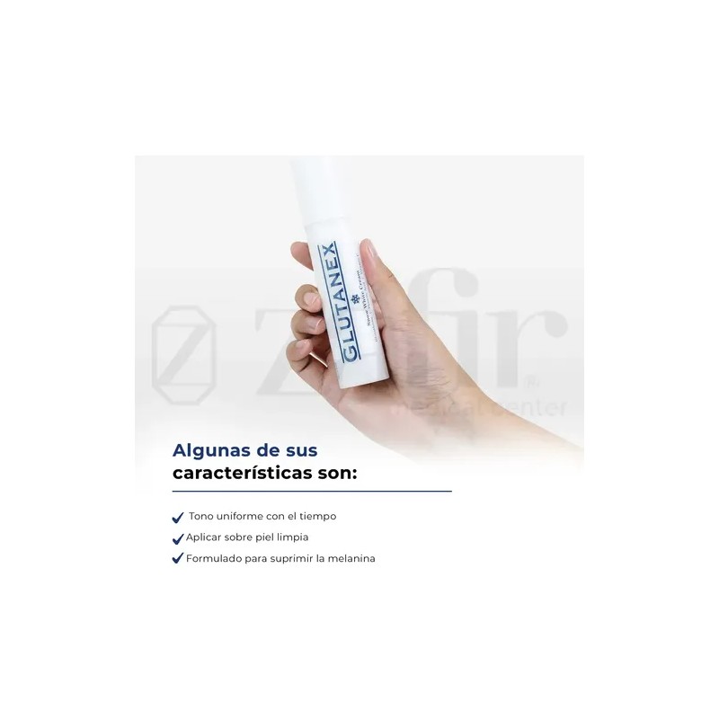Crema Aclaradora Facial Glutanex Snow White Cream Potente