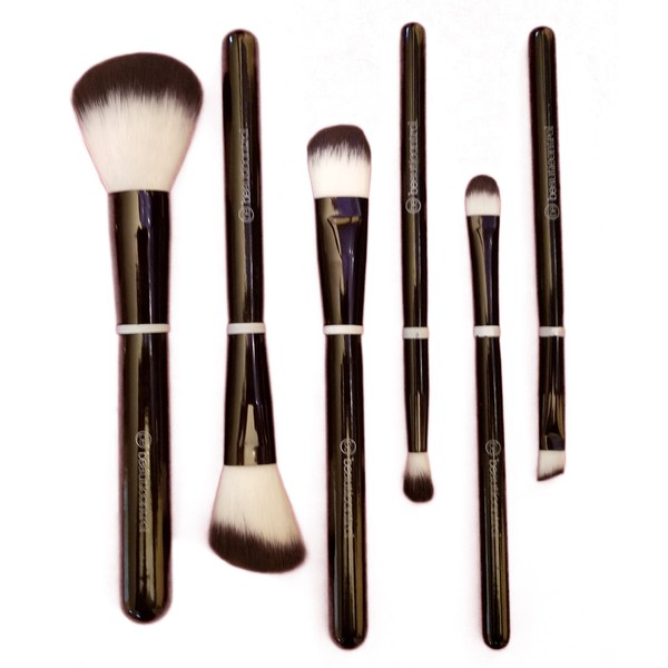 Beauticontrol 6-Pieces Cosmetic Brush Set + Brush Case NEW!