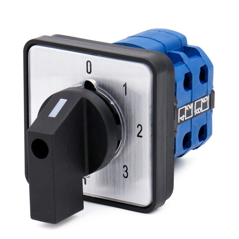 Heschen Universal Rotary Cam Selector Changover Switch, SZW26-20/0-3.2, 660V 20A,