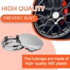 AUEFUDQ Set of 4 Wheel Rim Caps, Hub Caps OD