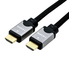Rotronic Roline 11045850 HDMI High Speed Cable with Ethernet 1 m Black/Silver
